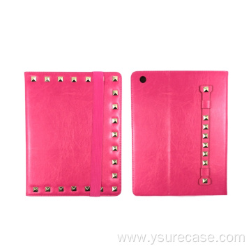 high quality soft leather smart tablet bag pad